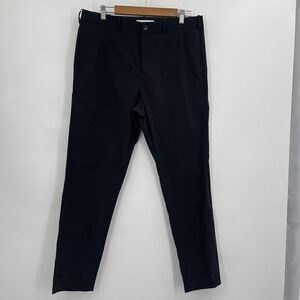 Hill City Men's High Rise Classic Fit Career Black Slacks Size 34/30